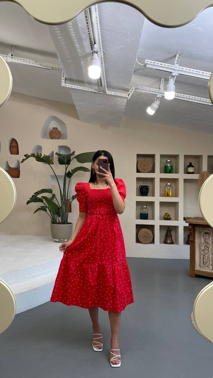 3007-PUANTİYE KIRMIZI