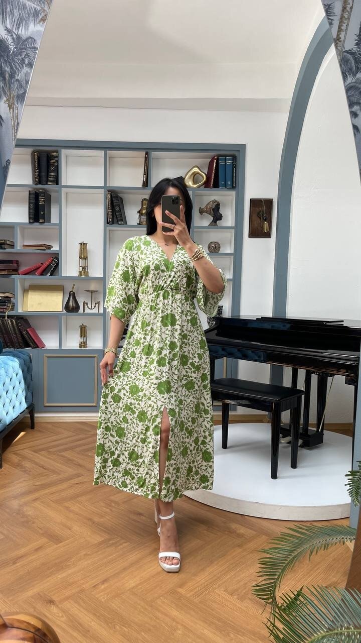 3154-ÇİÇEK YEŞİL