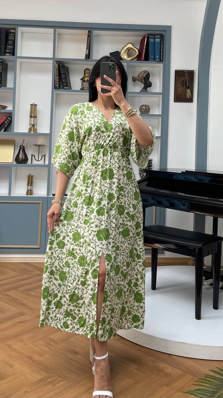 3154-ÇİÇEK YEŞİL