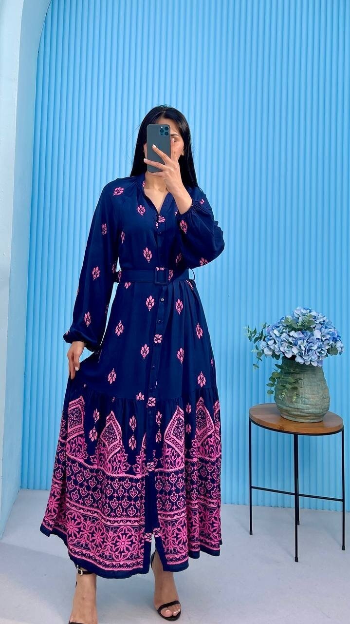 3433-LACİ DÜĞMELİ ALTI SULU GÖMLEK ELBİSE