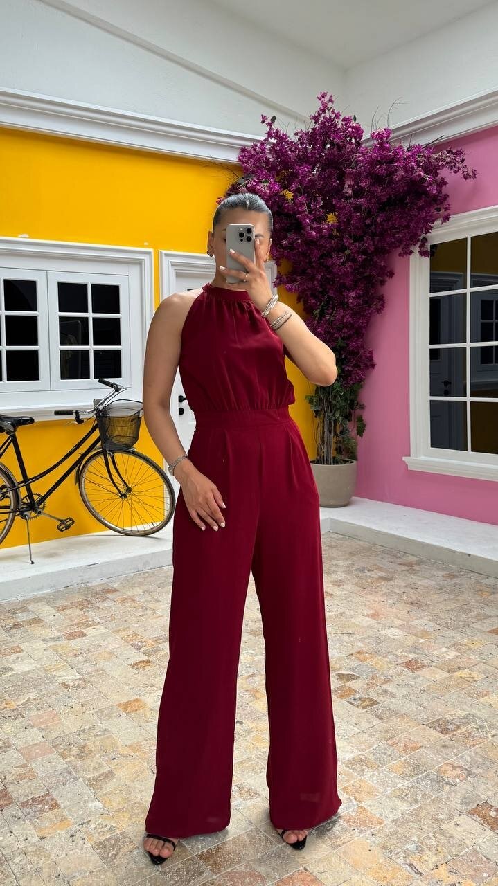 3721-BORDO SIFIR KOL BOYUNDAN BAĞLAMALI TULUM