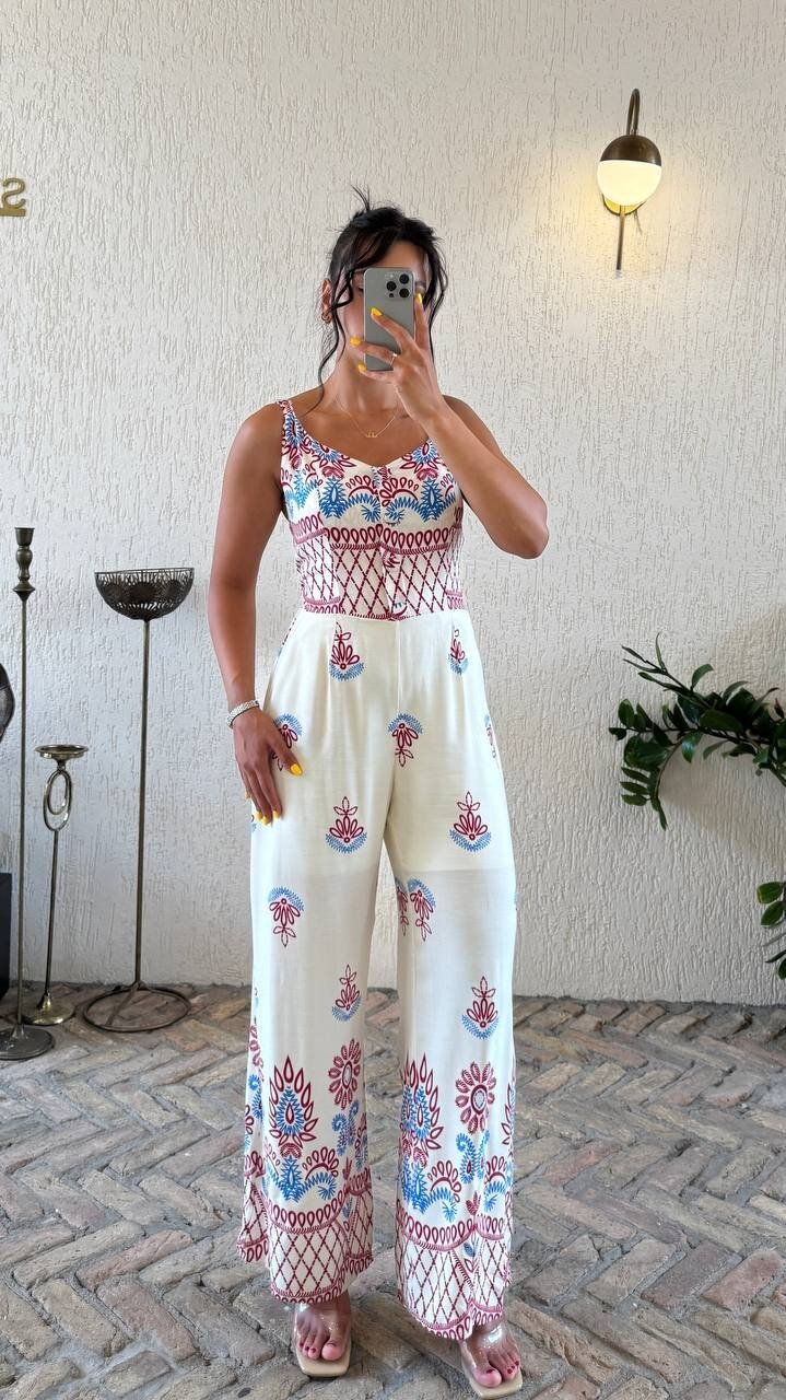 3792-EKRU ÇAPA DESEN ALTI SULU TULUM