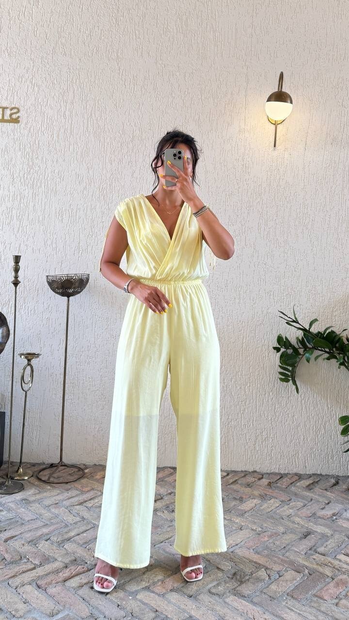 3805-SARI KOLLARI DÜĞÜM DETAY TULUM