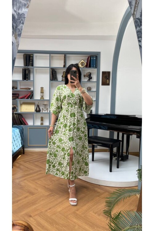 3154-ÇİÇEK YEŞİL