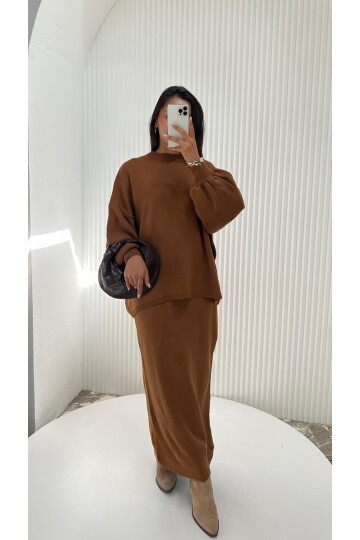 CAMEL BALON KOL ETEKLİ TAKIM